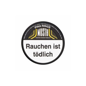 MUSTH Tabak PINA RINGS 125g.JPG